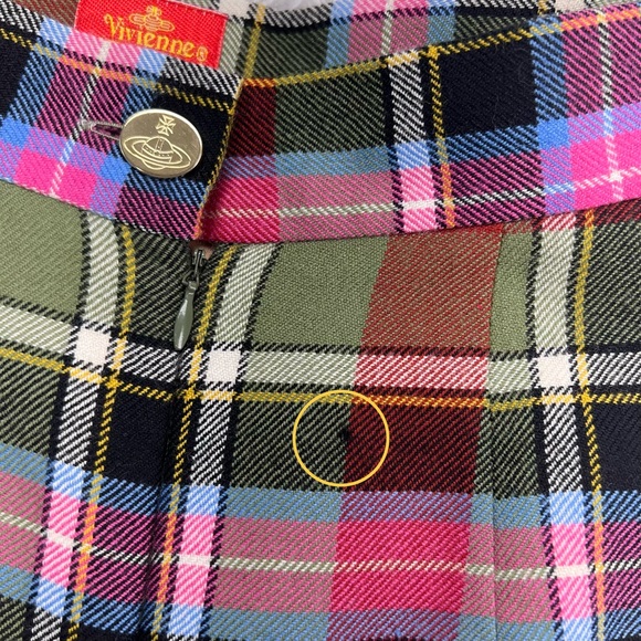 Vivienne Westwood Vintage 1994 Bruce of Kinnaird Tartan Maxi Skirt IT 44 - Picture 12 of 16